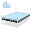 Surmatelas en mousse viscoélastique gélifiée 4 po Jaylene-1219655292