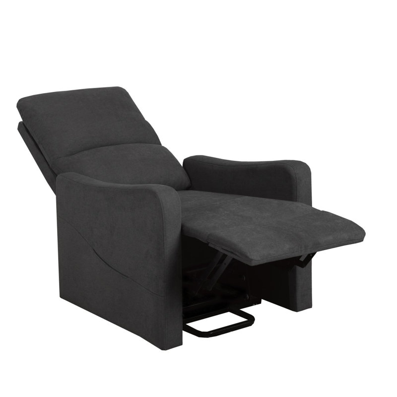 Fauteuil inclinable Willow, Similicuir gris foncé