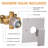 Faucet Modern Shower Faucet, Tub And Shower Trim Kit With Single-Spray Touch-Clean Square Shower Head (Valve Not Included)-122461329