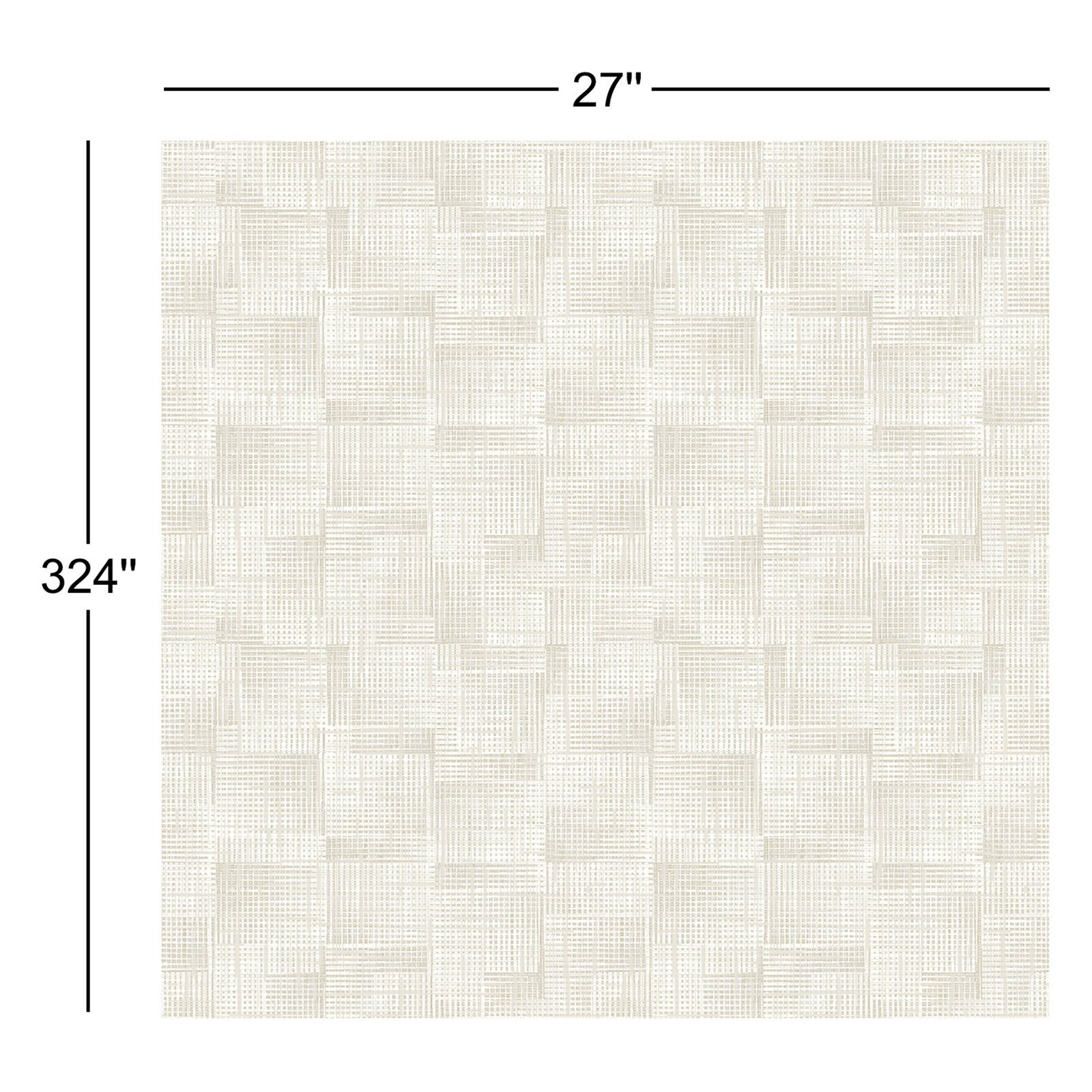 Rayne Modern Geometric Wallpaper, White/Off-White