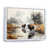 White Floater Framed