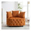 Fauteuil d'appoint 40,6 pouces de largeur de meuble / fauteuil demi-tonneau classique pour salon / fauteuil de loisir moderne-372935257