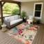 Tapis floral intérieur / extérieur lavable à la machine Jenning ACN2264-252970610