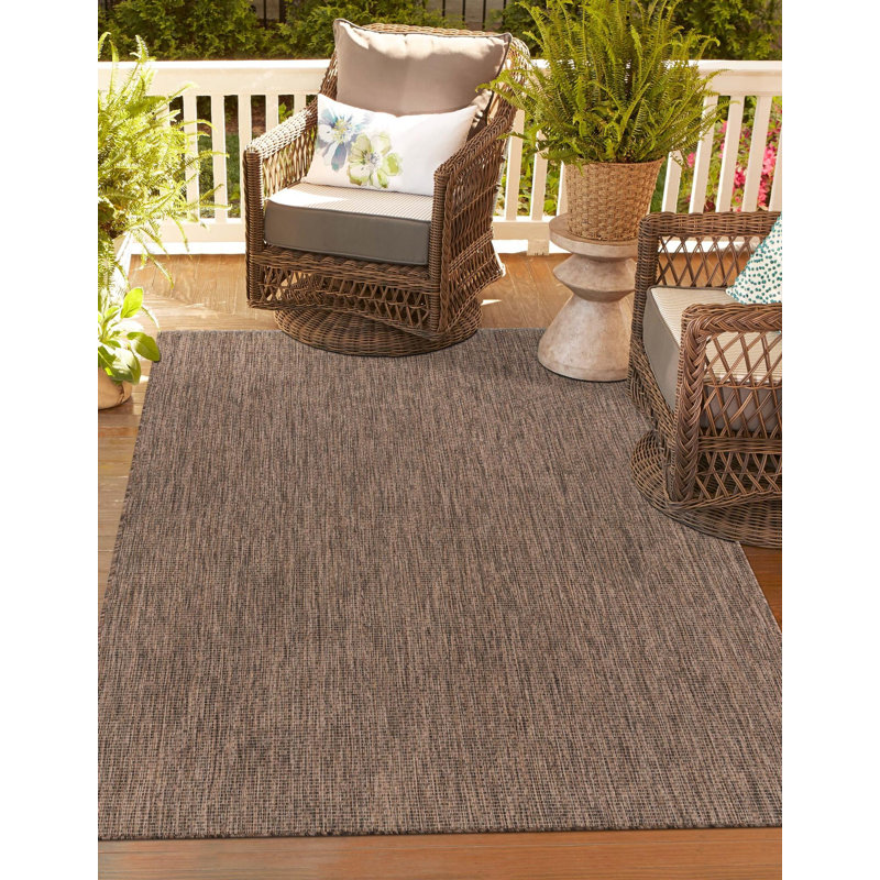 Tapis d'intérieur brun clair Abderus, Rectangle 9 pi x 12 pi