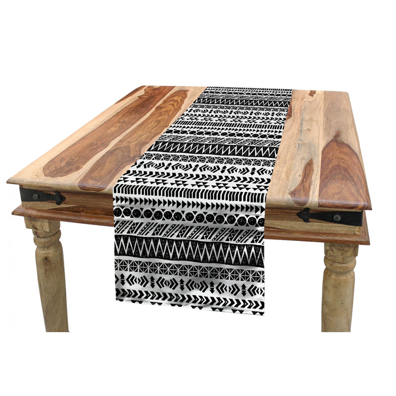 Geometric Table Runner, 120" x 16"