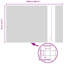 50 cm H x 2500 cm W Steel Fencing Kits Fencing