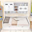 Lit de jour en bois avec couchette et tablettes de rangement Talleyran-700379521-700379526