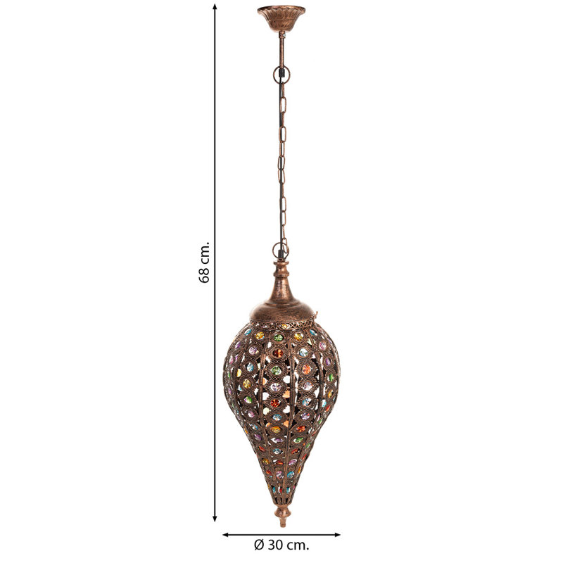 Vroman 1 - Light Bronze Pendant