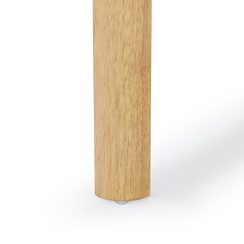 Bureau en bois 2 tiroirs Tahani, Naturel / naturel