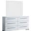 Commode double 6 tiroirs Uland