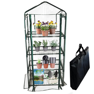 4tier Mini Greenhouse W/carry Bag