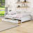 Full Size Daybed Wood Bed with Two Drawers-1187796113