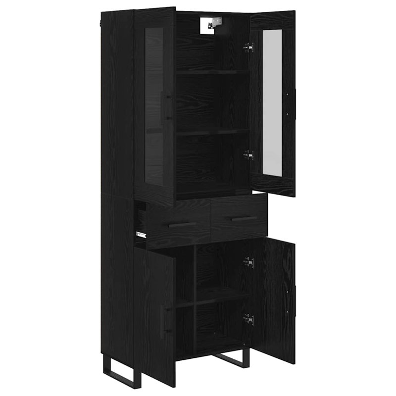 69.5cm Sideboard, Black Oak