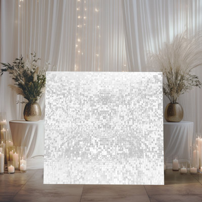 36 pièces de panneaux muraux à paillettes chatoyantes pour décor de mariage, fête et événement