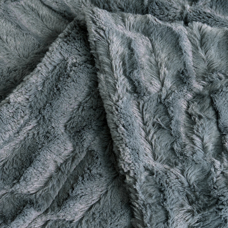 Throw Blanket, Pewter