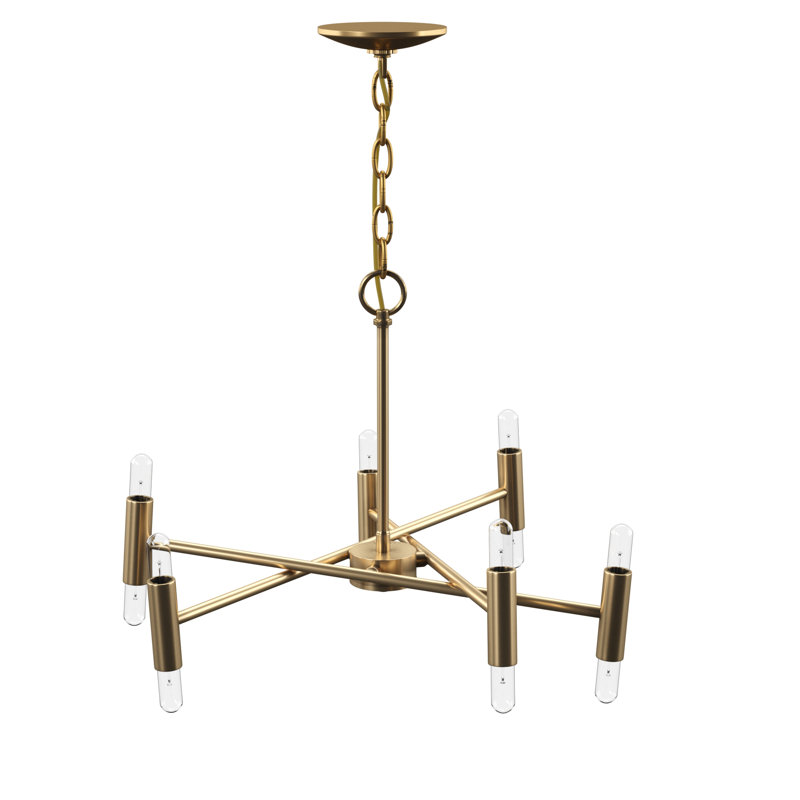 Lustre spoutnik 12 lumières DEL Caitlin-Jo