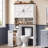 Farmhouse Over-the-Toilet Storage Cabinet
