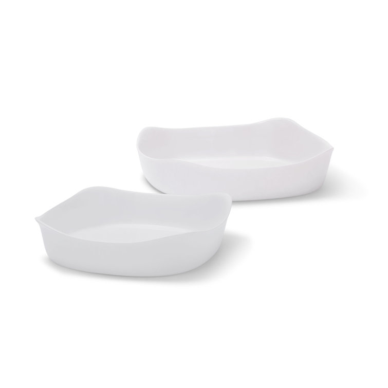 Rubbermaid DuraLite Glass Bakeware, 2-Piece Set, Baking Dishes or Casserole  Dishes, 10 and 8 Square & Reviews