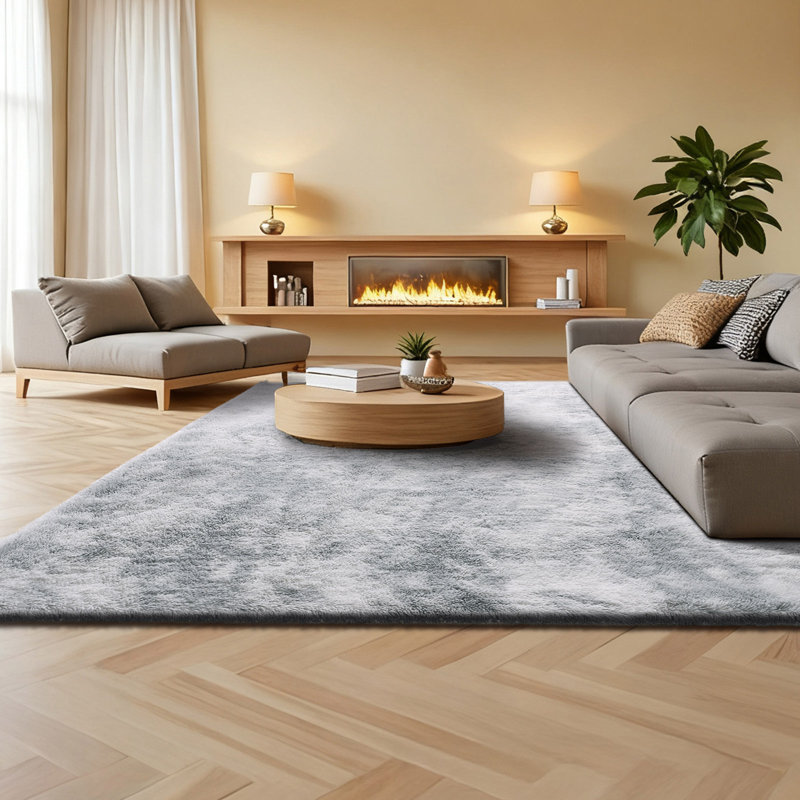 Rectangle 22.86 cm x 30.48 cm Wool Area Rug
