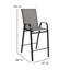 Ensemble de bar extérieur 3 pièces Advika-2040297241