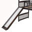 Lit mezzanine simple à baldaquin Goutam