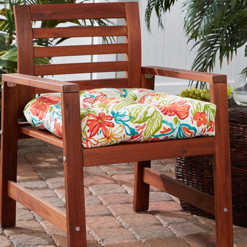 Shipton Outdoor 20'' Dining Chair Seat Cushion, 1, Breeze Floral