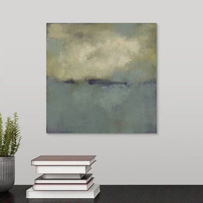 « green brume », peinture sur toile