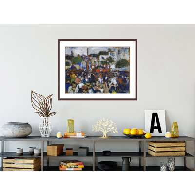 Le Quatorze de juillet (Le quatorze juillet) par Pablo Picasso, impression giclée encadrée