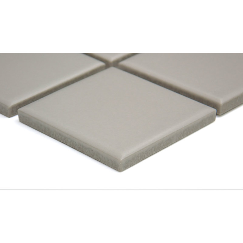 Catch 12 x 12 Ceramic Mosaic Sheet, Fawn