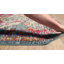 Tapis décoratif de style oriental beige / bleu sarcelle Hillsby-33034483