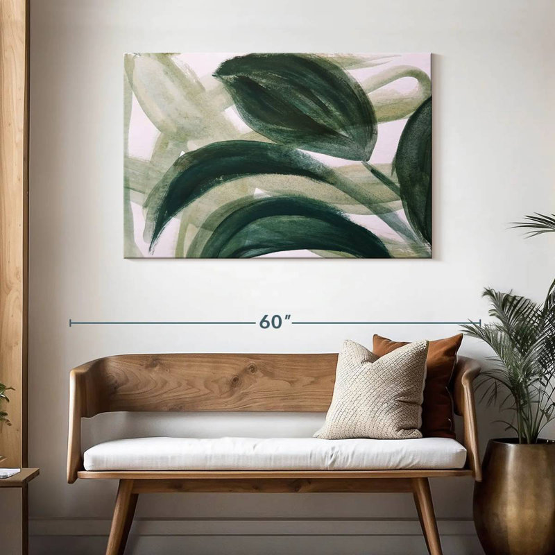 Harnek Abstract Plant, 30" H x 45" W
