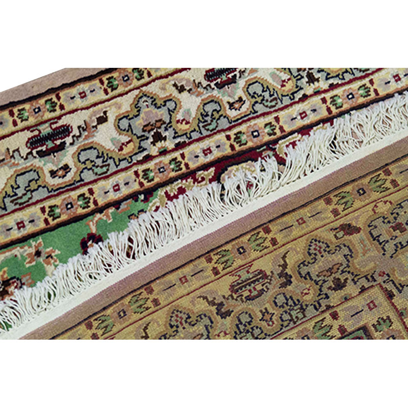 Hand-Knotted High-Quality Beige and Ivory Area Rug