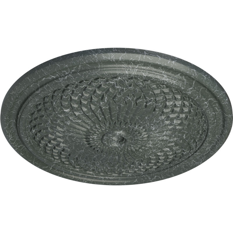 Médaillon de plafond Endurathane Bristol, DE 23 1/2 po x P 3 7/8 po x P 1 po (convient aux auvents jusqu'à 3 7/8 po), apprêté en usine