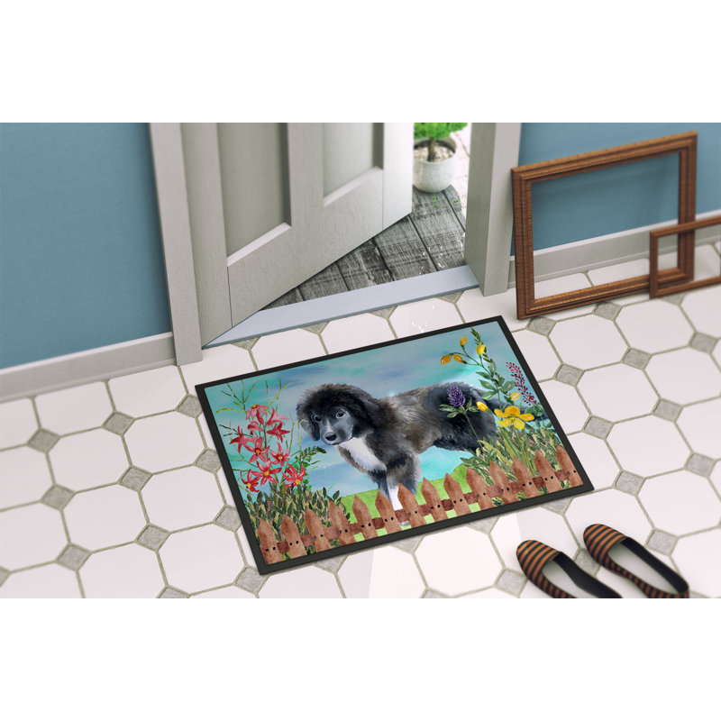 Non-Slip Outdoor Doormat, Rectangle 18" x 27"