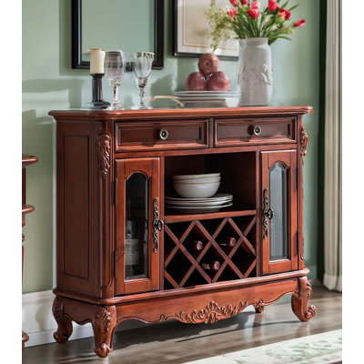 39.37" Brown Rectangular Solid + Manufactured Wood Wine Rack