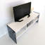 Trotwood TV Unit White 120 Cm Tv400 - Transparent & White-1551565201