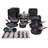 Donnovin 30 - Piece Non-Stick Aluminum Cookware Set-108258203