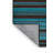 Machine Washable Horizontal Stripes Brown Area Rug-951114530