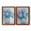 «Blue Hydrangeas in Vase I», ensemble de 2 reproductions d'art-1851520520-1851520521-1856462727