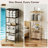 Bathroom Towel Rack Free Standing 3-Tier 4-Tier with U-shaped Dividers-723755715-723755713