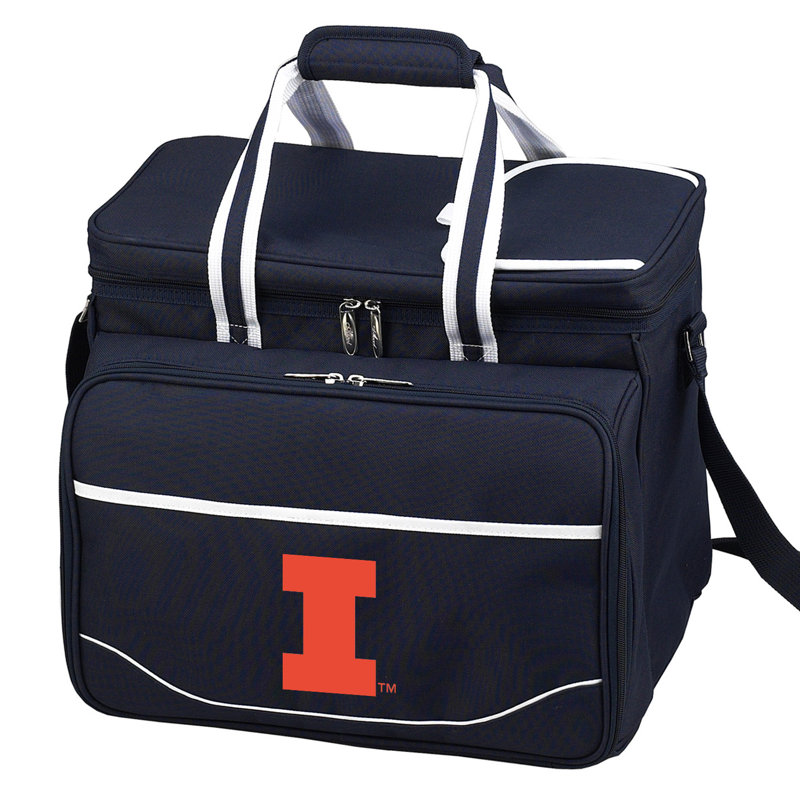 NCAA Illinois Fighting Illini isotherme équipé pique-nique refroidi pour quatre