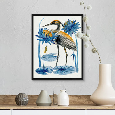 Reproduction d’art sur toile, "Heron pond I" par Melissa Wang
