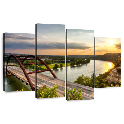 Lilie Pennybacker Bridge Sunset