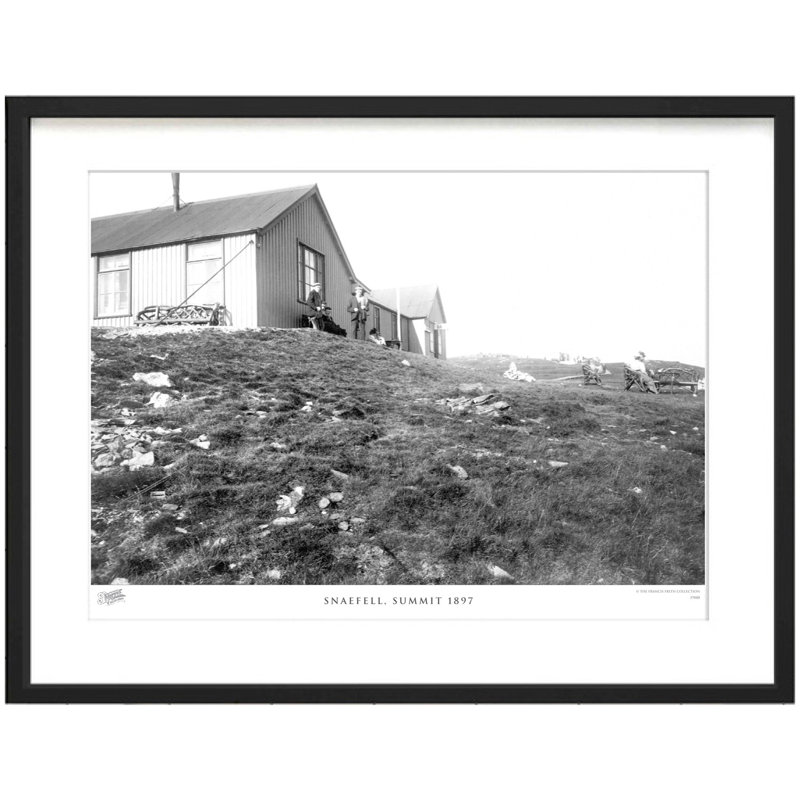 Snaefell, Summit 1897 - Single Picture Frame Print, 28cm H x 36cm W x 2.3cm D