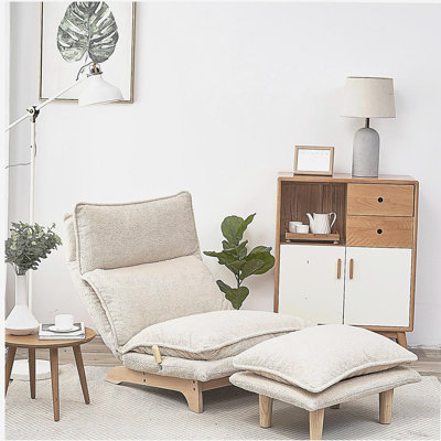 Fauteuil inclinable pliable, inclinable, simple, de loisir, fonctionnel, de loisir, de canapé, de chambre à coucher, de canapé