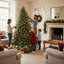 Lighted Artificial Christmas Tree-561814282