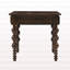 Table de bout en bois massif avec tiroir, canapé d'appoint rétro à assembler pour le salon, espresso-459447241