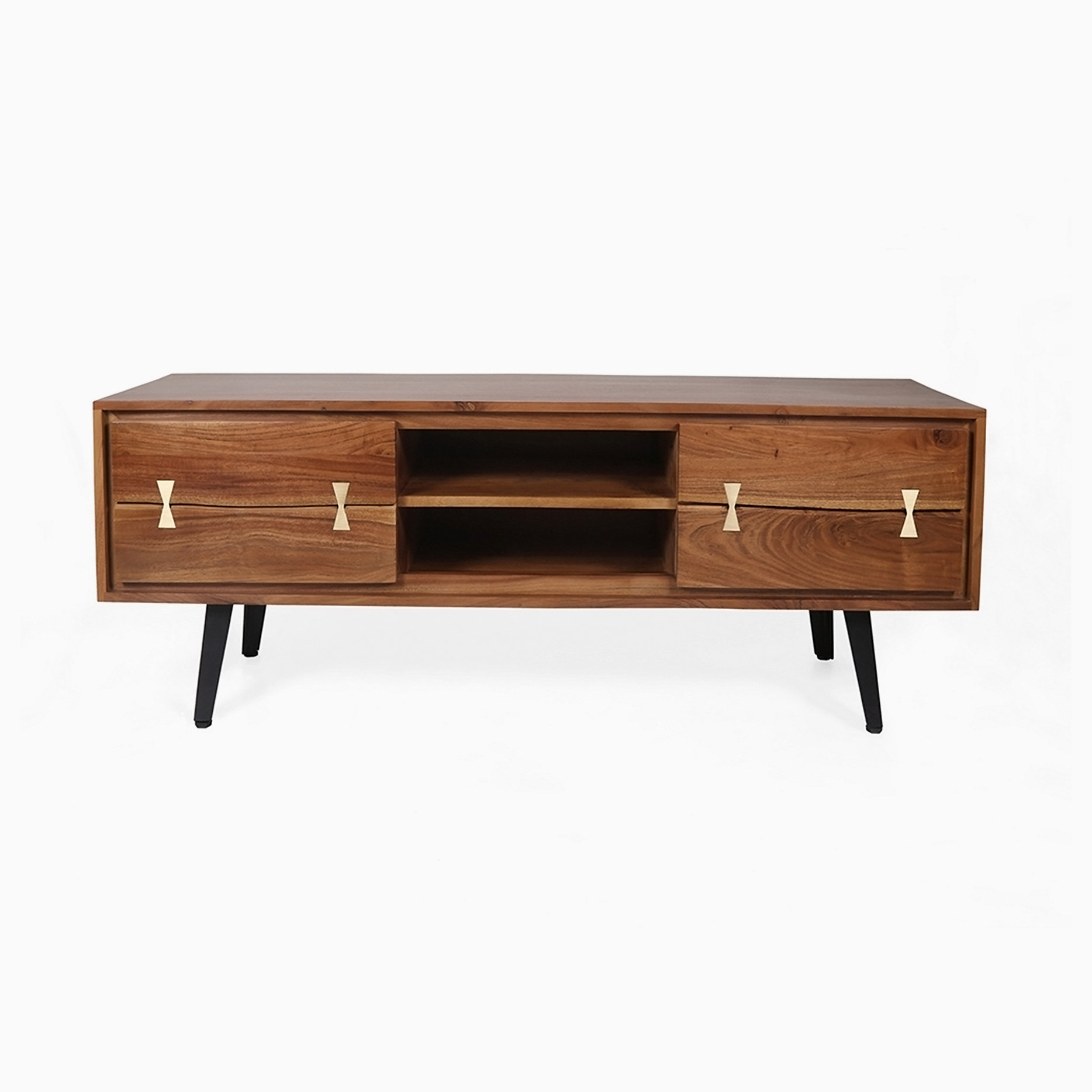 Corrigan Studio® TV Stand, Asther Acacia Wood TV Cabinet | Wayfair