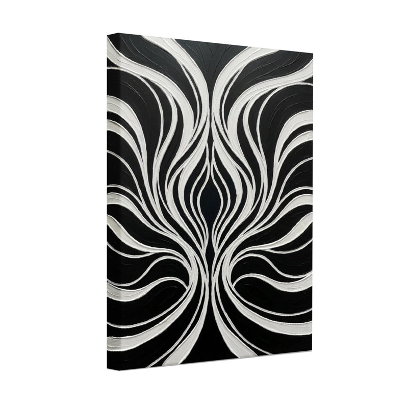 Abstrait abstrait et motif tourbillonnant, H 24 po x l 16 po