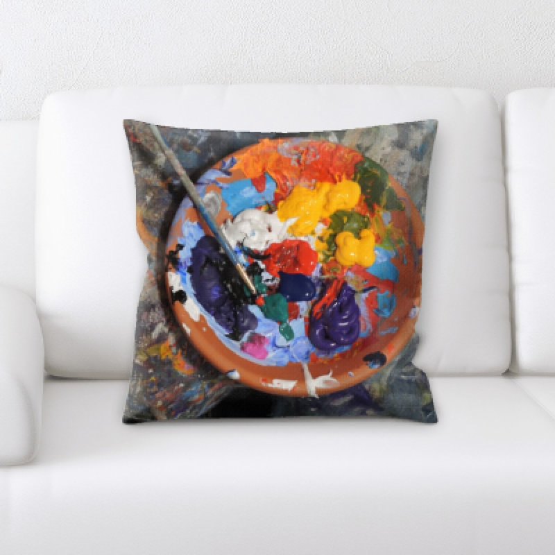 Microsuede Throw Pillow